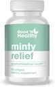 Bon 'N Santé Minty Relief Peppermint Oil Softgels, Supplément pour le confort digestif naturel, 3 mois d'approvisionnement
