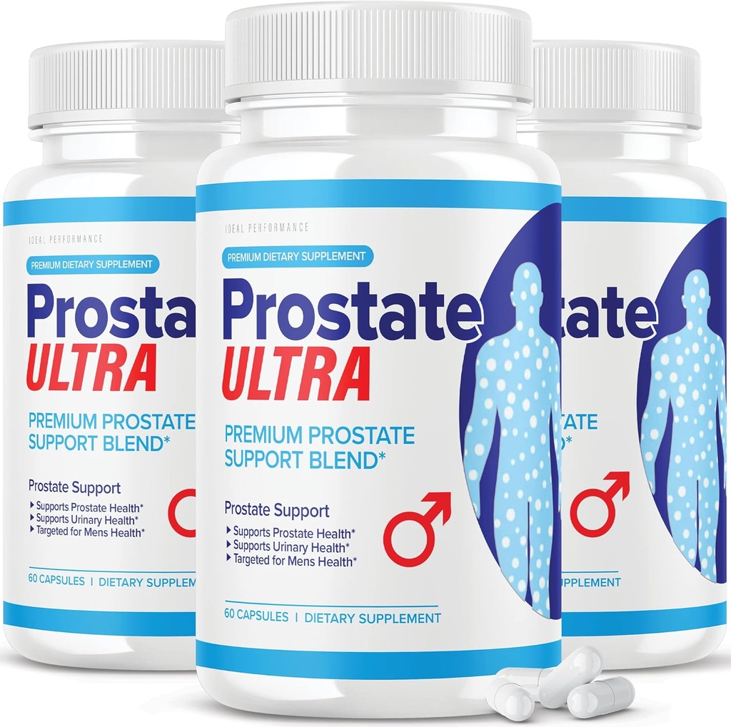 (3 Pack) Prostate Ultra Suppléments pour les hommes Prostate Health Formula (180 Capsules)