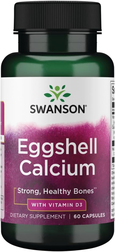 Calcium avec vitamine D-3 60 Capsules