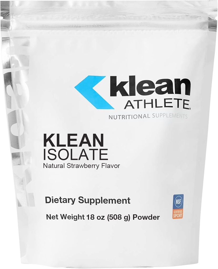 Klean Athlète Klean Isolate de Whey Protein Isolate pour améliorer l'apport quotidien de protéines et d'acide amino pour l'intégrité musculaire*