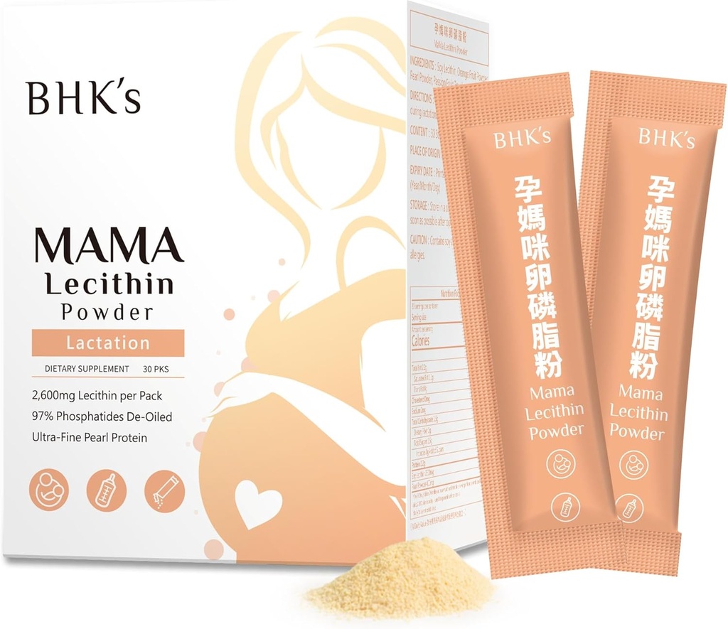 La lécithine de BHK pour les sucettes de lait cloquées, les légumes gras existants, soutient le flux de lait, améliore l'allaitement maternel et la qualité nutritionnelle, 30 bâtons
