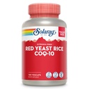 SOLARAY Red Yeast Rice Plus CoQ-10 & No-Flush Niacine Vitamine B-3, Heart Healthy & Cardiovascular Support, Non-ionisé & Citrinine Gratuit, Garantie de remboursement de 60 jours, 100 portions, 100 VegCaps