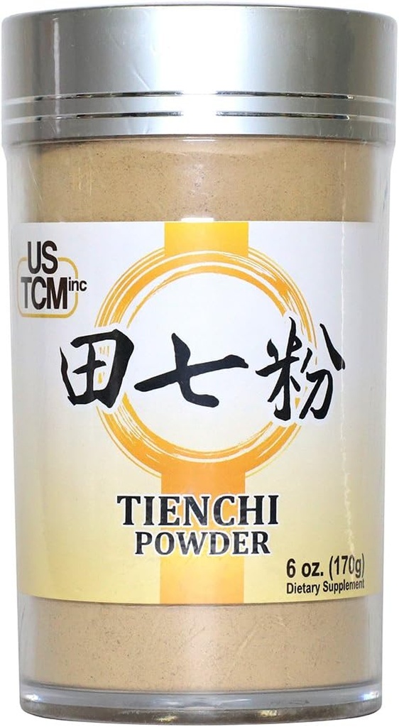 Poudre 100% pure Tienchi Pseudoginseng Notoginseng Poudre de Sanqi Tienchi Ginseng Poudre de 120mesh (6oz)