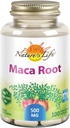 La vie de la nature Maca Root 500mg de énergie saine, vitalité et soutien de l'endurance