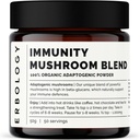 Erbologie Complexe de champignons d'immunité biologique 50 portions - Haute en bêta-glucanes - Reishi, Cordyceps, Lion's Mane, Turquie Tail - Sustainablement cultivé en Europe - Vegan - Non-OGM - Pas de remplissage ajouté