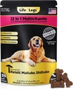 Soft Chews Vitamines et suppléments pour chien - Multivitamine pour chien - Huile de chanvre Glucosamine Chondroïtine Hip et soutien articulaire Santé, peau et manteau, Digestion et crème Booster, Coeur, Probiotiques