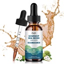 Soursop Graviola Liquid Drop, Soursop Leaves Extract with Sea Moss & Turmeric, Graviola Soursop Bitters Liquid for Cell Support & Regeneration, Foie, Relax, Immune and Antioxidant Support, 1 Fl Oz