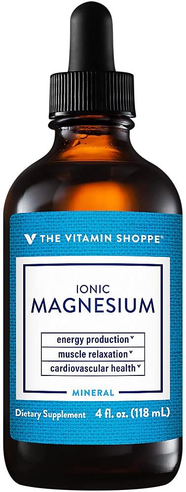Extrait liquide de magnésium ionique - supporte la relaxation musculaire et la production d'énergie - 400 MG (4 fl. oz.)