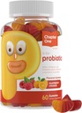 Zahler Chapitre Un Gommies Probiotiques pour Enfants - Probiotiques Gommies avec mélange prébiotique - Framboise Arôme Orange - Végétarien Kosher Probiotiques non OGM pour Enfants - Probiotique avec fibre (60 comte)
