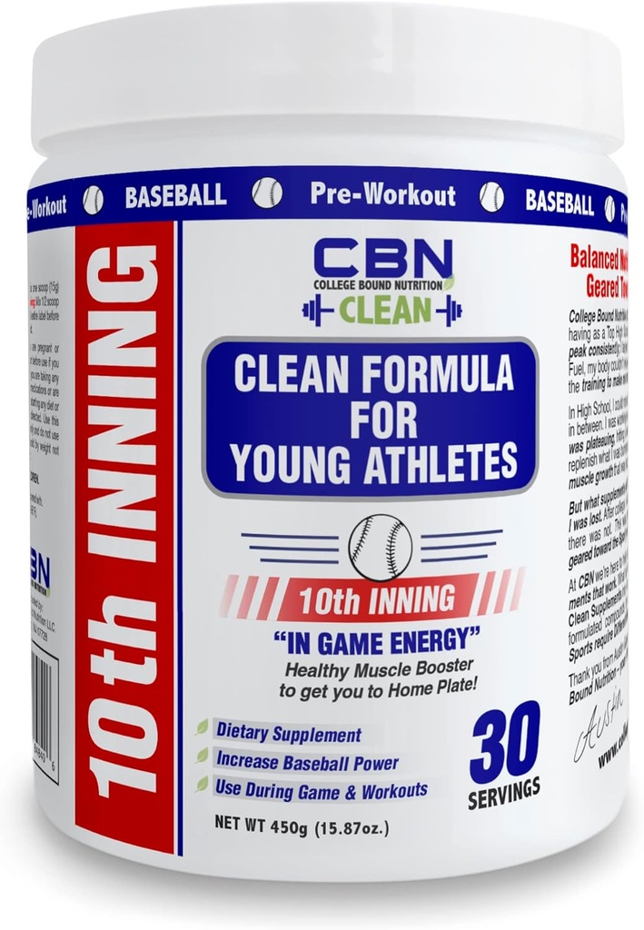 10ème inning - Hit plus loin, lancer plus dur, courir plus rapide de baseball et de softball développement et en-jeu énergie! (30 services)