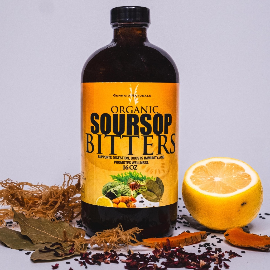Bitters de sourcils biologiques, 16 oz, Immune, Vitaity et Supplément de soutien sanitaire total