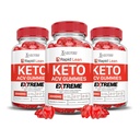 Laboratoires justifiés (3 Pack Rapid Lean Keto ACV Gummies Extreme 2000MG Rapid Lean Keto Gummies Vinaigre de cidre de pomme préparé avec du jus de pomme de grenade Poudre B12 Vegan Non OGM 180 Gummys