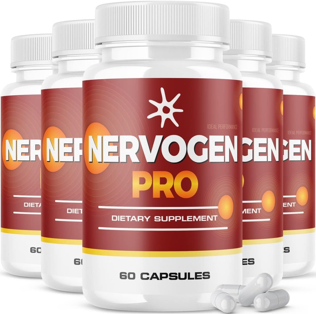 IDEAL PERFORMANCE (5 Pack) Nervogène Pro Supplément (300 Capsules)