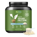 Biochem Poudre de protéines végétales, 20g Protéines végétales pures par portion, pois, chanvre et canneberges biologiques, sans soja, sans gluten, vanille, 1,5 lb