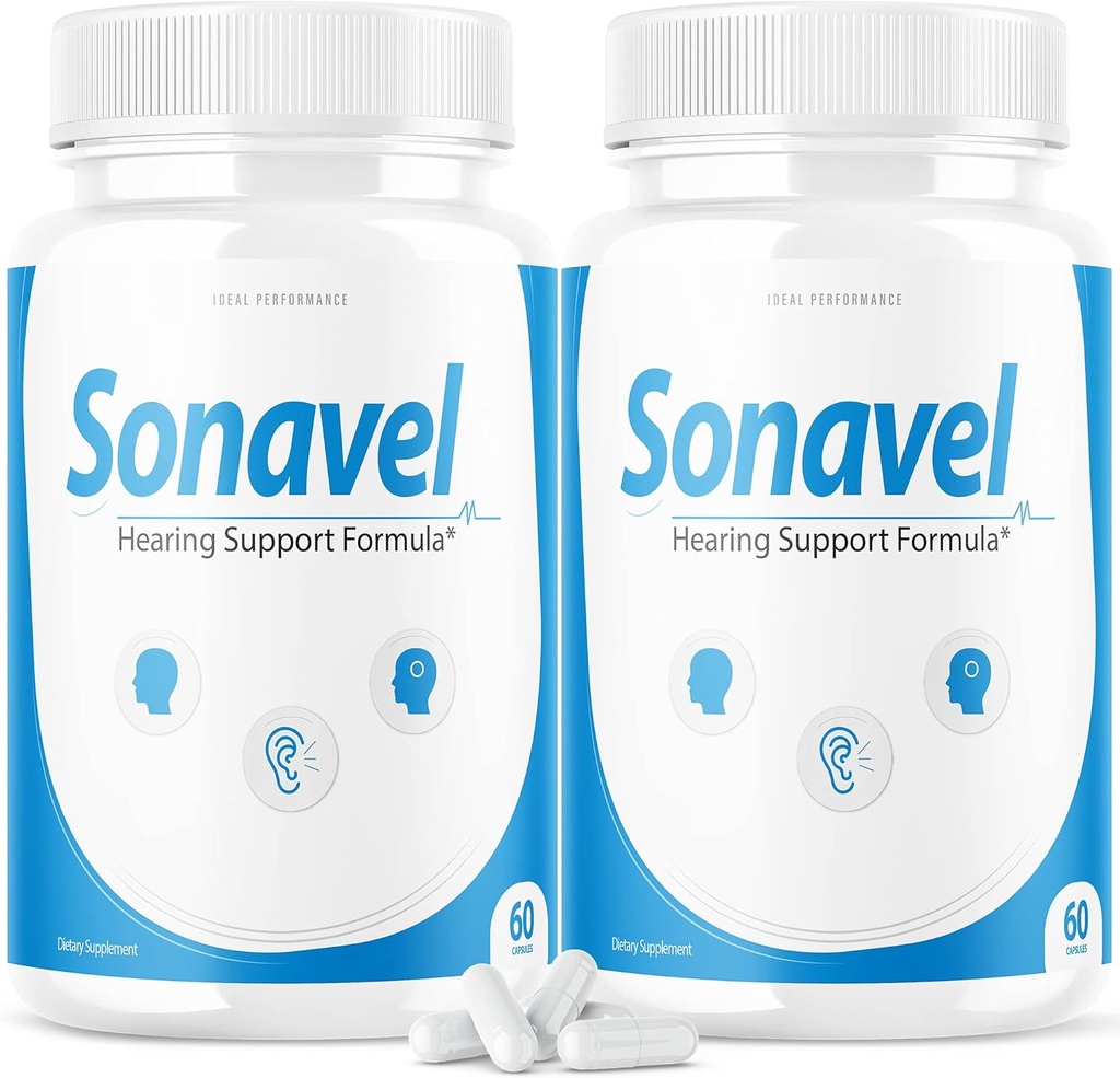 IDEAL PERFORMANCE (2 Pack) Supplément pour le support auditif de formule d'acouphènes (120 Capsules)