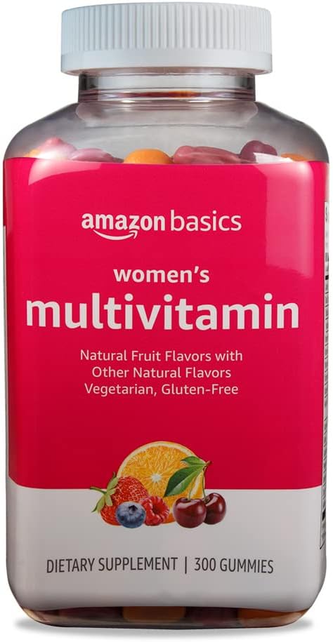 Amazon Basics Multivitamine pour femmes, 300 Gummies (150 portions) (précédemment Solimo)