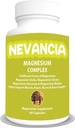 Magnesium Complex with Magnesium Glycinate, Magnesium Malate, Magnesium Citrate, Magnesium Oxide, Stress & Sleep Aid, Brain & Heart Support, Muscle, Joint & Bone Support