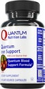 Quantum Nutrition Labs Iron Support - Supplément en fer pour les femmes et les hommes, Suppléments en fer végétalien, Fer doux à faible dose, naturellement pour soutenir le sang sain - 60 Capsules végétariennes