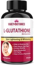 SPEC VAREY BOTANICS L-Glutathion Capsules de blanchiment et d'allégement de la peau avec vitamine C & E, biotine et extrait de graines de raisin-1000 mg-pour les hommes et les femmes - 60 Capsules