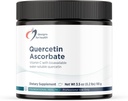 Designs for Health Quercetin-Ascorbate Powder - Supplément QuerceSOLTM 240mg - Vitamine C pour aider à soutenir la réponse normale à l'histamine - Supplément à boisson facile, végétalien (77 portions / 100g)