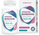 Berberine HCL Supplément 1500mg - Troisième partie testée, haute biodisponibilité Capsules de Berberine Liposomale pour les femmes et les hommes, Activateur AMPK