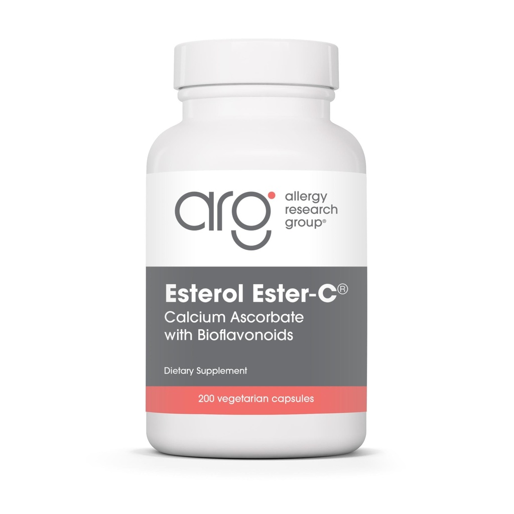 Allergy Research Group Esterol Ester C - Delivers 1.35 g Vitamin C - Buffered Vitamin C with Bioflavonoids & Quercetin - Immune & Antioxidant Support - 200 Servings - 200 Capsules