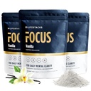 Vanille MCT Oil 3-Pack - Boost Energy & Clarity - MCT Powder + Nootropics + Adaptogènes pour une expérience de café élevée - Keto, Vegan, 0 sucre - avec Taurine, L-Tyrosine, Rhodiola et plus
