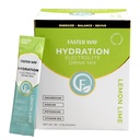 Voie plus rapide - Hydratation - Mélange de boissons électrolytes - Avec vinaigre de cidre de pomme, Choline, Probiotiques et Vitamines B naturelles - Energisant et Revive - Packs de poudre - Zéro Sucre -Sans gluten -Lime de citron -30 Pack