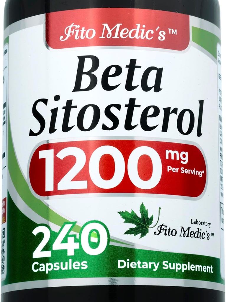 Lab | beta sitosterol| Plant sterols|240 Capsules |1200 mg | beta sitosterol Supplement | Ultra high Absorption.