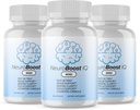 3 Pack - NeuroBoost IQ Supplément Cerveau - NeuroBoost IQ Mind Formule avancée avec huile de poisson, Ginkgo Biloba - Neuro Boost IQ Supplément Avis (180 Capsules)