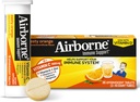 Vitamine C 1000mg (par portion) - Comprimés effervescents d'orange zeste aéroporté (36 nombre dans une boîte), Supplément de soutien immunitaire sans gluten avec vitamines A C E, ZINC, Sélénium, Echinacea & Ginger