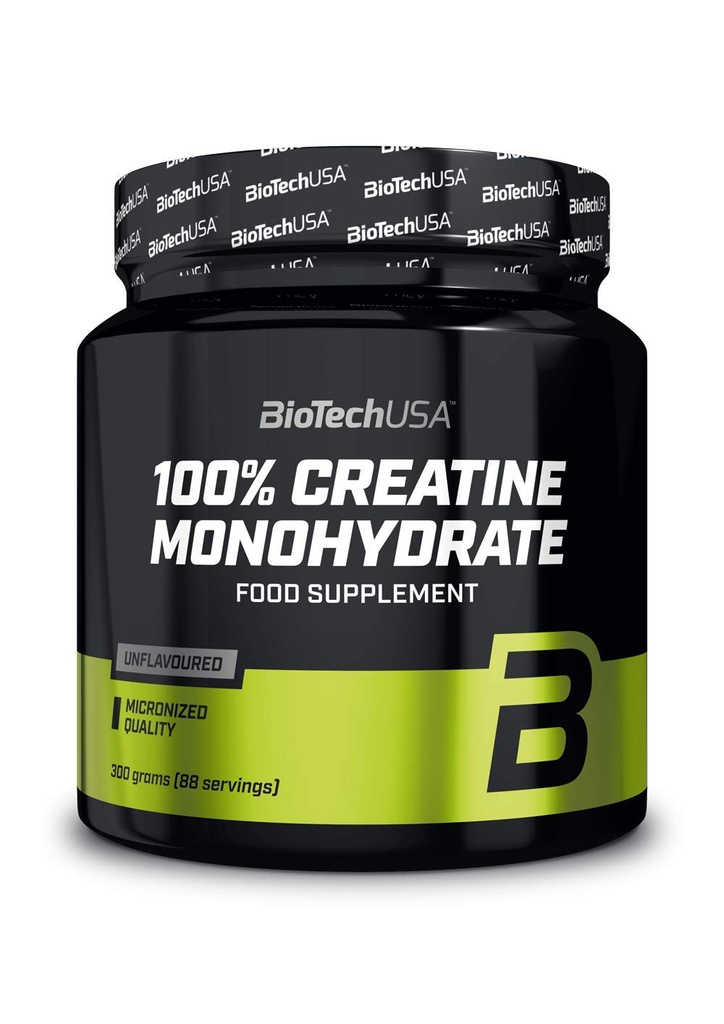 100% Créatine monohydraté - 0,661 lb (Pot) - Biotech