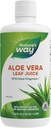 Voie de la nature Jus de feuille Aloe Vera avec Polymax+, 99,5% Jus de feuille Aloe Vera purifié de Concentré, Sans arôme, 33,8 Fl Oz