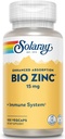 Solaray Bio Zinc 15 mg Complexe triple Zinc pour un système immunitaire sain, soutien de la fonction endocrine et cellulaire