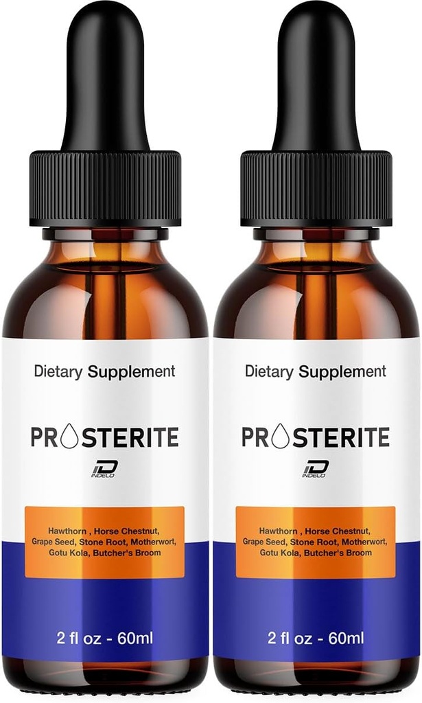 Des gouttes de prostérite pour la santé - Questions d'urineur Bladder - Supplément de prostérite, gouttes de prostatine de force maximale, 2024 Nouvelle formulation améliorée (2 paquets - 2 mois d'approvisionnement)