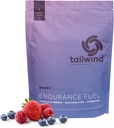 Tailwind Nutrition Endurance Carburant, glucides et électrolytes boisson sportive Mélange de poudre, sans gluten, végétalien, baie, 50 portions