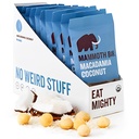 Barre de noix de coco Macadamia - 10 barres de protéines organiques – haute fibre • Paléo • Sans gluten • Protéine d'oeuf • Sans OGM • Raw • Noix premium • Prébiotique