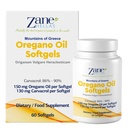 130 mg Carvacrol - 150 mg Origan Oil par Softgel. Meilleure concentration mondiale Origan Oil Capsule. Huile d'Origan de Zane Hellas. Softgel contient 30% huile essentielle grecque d'Origan. 60 Softgels.
