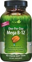 Irwin Naturals Mega B-Complex - 60 Softgels liquides - Complexe de vitamine B avec vitamine B12, folate B9, biotine B7, B1, B2, B3, B5, B6, et MCT à énergie rapide