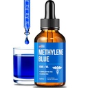 Méthylène Bleu 99,99% - Formule officielle - Méthylène Bleu Liquid Drops Formule de résistance avancée, Absorption accrue, Supplément de Méthylène Bleu Poudre liquide Comparer à la classe pharmaceutique (2oz)