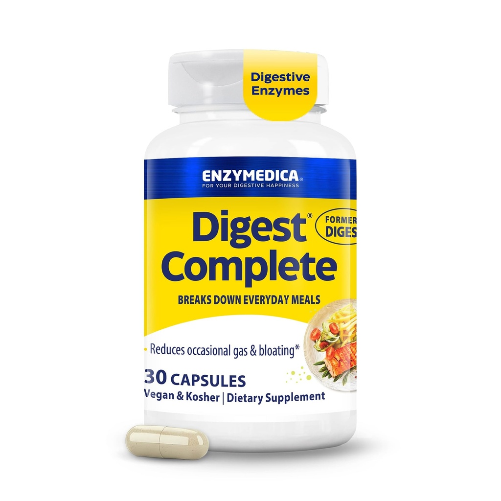 Enzymedica - Digest, formule enzymatique digestive complète, 30 gélules