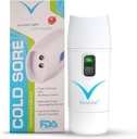 Virulite CS Original Light Therapy Device - Premium Cold Sore Treatment Device - Multi-breveté, sûr et efficace - Cold Sore Zapper avec des résultats rapides, lumière invisible et utilisation non-invasive