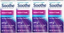 Soothe Eye Ointment by Bausch & Lomb, Lubrifiant Relief pour les yeux secs, Hydratant et réconfortant traitement des yeux secs de nuit, adapté pour les yeux sensibles, sans conservateur, 3,5 g - 4 Pack