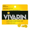 Vivarine, Pilules de caféine, 200 mg de caféine par dose, en toute sécurité et efficacement aide à rester éveillé, sans sucre, calories ou ingrédients cachés, supplément énergétique, 16 comprimés