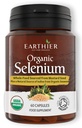Sélénium biologique 200 mcg avec Iodine et Silica Tous des aliments certifiés biologiques entiers - Approvisionnement de deux mois