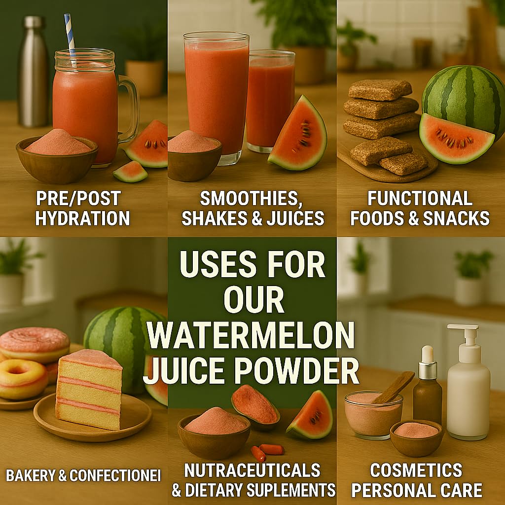 Indus Farms Superfoods Toutes les poudres naturelles de jus de pastèque – Drink instantané Mix & Recettes d'hydratation – Electrolytes naturels, Superfood à base végétale – Vegan, Non-OGM, Sans gluten – Smoothies, Soin 2 LB