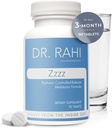 Dr Rahi Melatonin 5mg avec Calcium et B6 Supplément de soutien du sommeil, Fabriqué aux États-Unis, Melatonin 5 mg comprimés pour sommeil profond, sommeil calme, sommeil relaxant, aide naturelle au sommeil pour les adultes, Zzzz - Melatonin