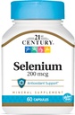 Selénium du 21e siècle 200 Mgg Capsules, 60 Compte (paquet de 2)