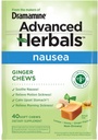 de The Makers of Dramamine, Herbes avancées, Ginger Chews, Nausées Relief Soft Chews Lemon-Honey-Ginger, 40 comtes