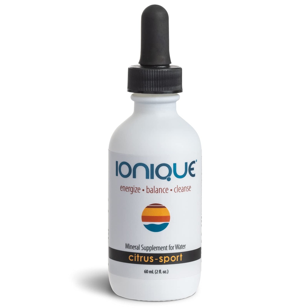 Nouveau supplément minéral ionique pour l'eau - Magnésium, système d'hydratation de traces minérales et électrolytes, support de la migraine, constipation, brouillard cérébral, crampes musculaires, sommeil, 1 bouteille de 2 onces de gouttes liquides